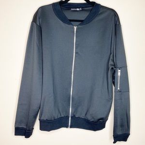{boohoo} black bomber